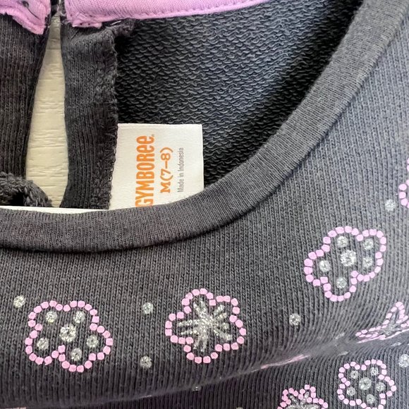 Gymboree Grey Sequin Dress Medium - Picture 3 of 6